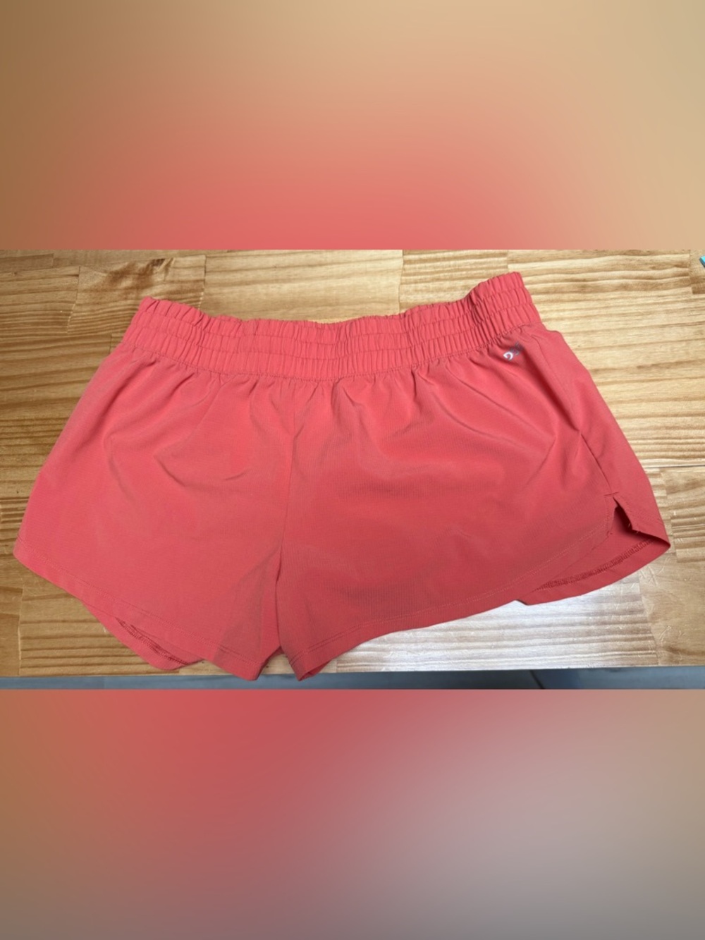 Women’s orange  Athletic Shorts - Lightweight Active Running Shorts